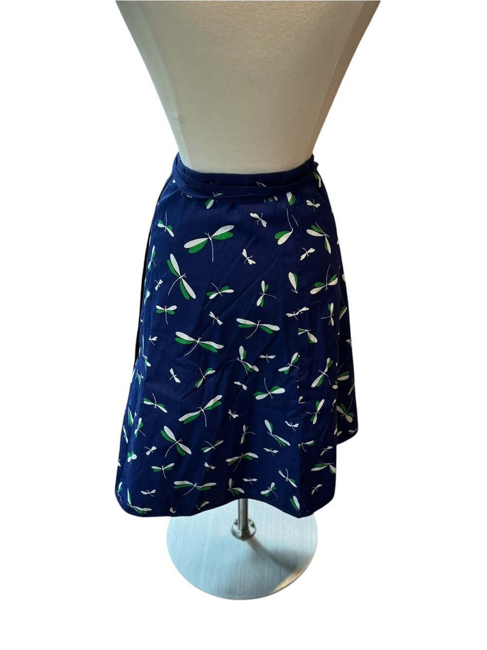 VTG Dragonfly Wrap Skirt Reversible Preppy Women’s Sz Medium READ - Picture 3 of 5